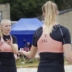 CEV SCA Beach Volleyball Finals 2019, Darnhall Tennis Club, Perth, Sun 22nd Sep 2019. © Michael McConville. To buy unwatermarked prints and JPGs, visit https://www.volleyballphotos.co.uk/2019-Galleries/CEV-FIVB-Events/2019-09-22-BVF