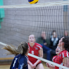 City of Edinburgh 0 v 3 Su Ragazzi (24, 21, 21), SVL Women's Premier Division, Queensferry High School, Edinburgh, Sat 12th Oct 2019. To buy unwatermarked prints or hi-res images, visit: https://www.volleyballphotos.co.uk/2019-Galleries/SCO/SVL/2019-10-12-coe-su-ragazzi