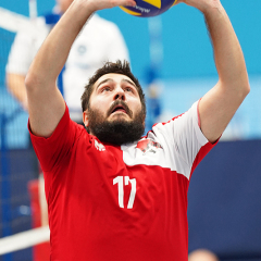 City of Edinburgh 3 v 0 City of Glasgow Ragazzi (20, 18, 23), SVA Men's John Syer Grand Prix Final, Institute of Sport and Exercise, University of Dundee, Sun 9th Feb 2020. © Michael McConville https://www.volleyballphotos.co.uk/2020/SCO/Cups/JSGP/Men/