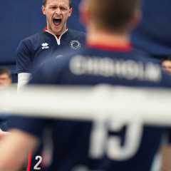 City of Edinburgh 3 v 0 City of Glasgow Ragazzi (20, 18, 23), SVA Men's John Syer Grand Prix Final, Institute of Sport and Exercise, University of Dundee, Sun 9th Feb 2020. © Michael McConville https://www.volleyballphotos.co.uk/2020/SCO/Cups/JSGP/Men/