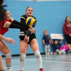 Su Ragazzi 0 v 3 City of Edinburgh (17, 18, 27), SVA Women's John Syer Grand Prix Final, Institute of Sport and Exercise, University of Dundee, Sun 9th Feb 2020. © Michael McConville https://www.volleyballphotos.co.uk/2020/SCO/Cups/JSGP/Women