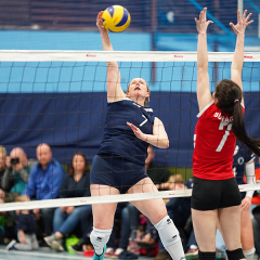 Su Ragazzi 0 v 3 City of Edinburgh (17, 18, 27), SVA Women's John Syer Grand Prix Final, Institute of Sport and Exercise, University of Dundee, Sun 9th Feb 2020. © Michael McConville https://www.volleyballphotos.co.uk/2020/SCO/Cups/JSGP/Women