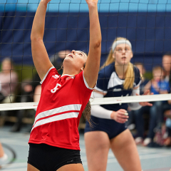 Su Ragazzi 0 v 3 City of Edinburgh (17, 18, 27), SVA Women's John Syer Grand Prix Final, Institute of Sport and Exercise, University of Dundee, Sun 9th Feb 2020. © Michael McConville https://www.volleyballphotos.co.uk/2020/SCO/Cups/JSGP/Women