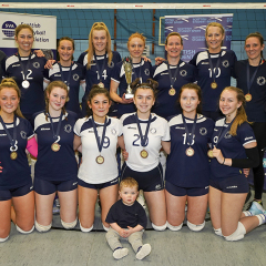 Su Ragazzi 0 v 3 City of Edinburgh (17, 18, 27), SVA Women's John Syer Grand Prix Final, Institute of Sport and Exercise, University of Dundee, Sun 9th Feb 2020. © Michael McConville https://www.volleyballphotos.co.uk/2020/SCO/Cups/JSGP/Women