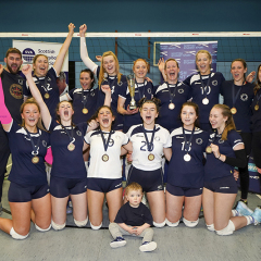 Su Ragazzi 0 v 3 City of Edinburgh (17, 18, 27), SVA Women's John Syer Grand Prix Final, Institute of Sport and Exercise, University of Dundee, Sun 9th Feb 2020. © Michael McConville https://www.volleyballphotos.co.uk/2020/SCO/Cups/JSGP/Women