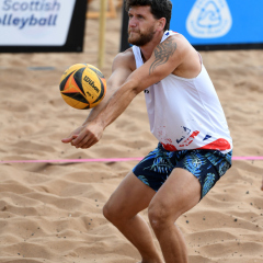 Beach Volleyball - UKBT Edinburgh Grand Slam
PORTOBELLO BEACH, EDINBURGH, SCOTLAND - 23 July 2022. (Photo by Lynne Marshall | www.volleyballphotos.co.uk)