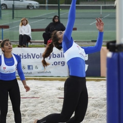 CEV SCA Beach Volleyball Finals 2019, Darnhall Tennis Club, Perth, Sat 21st Sep 2019. © Michael McConville. To buy unwatermarked prints and JPGs, visit https://www.volleyballphotos.co.uk/2019-Galleries/CEV-FIVB-Events/2019-09-21-BVF