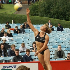 Urban Beach Volleyball Tour, 22nd July 2007, Princes Street Gardens, Edinburgh