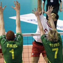 GBR v AUS, Men's International Volleyball Challenge, English Institute of Sport Sheffield, Sat 30th May 2009