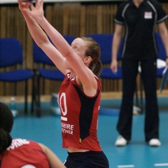 Romania 3  v 0 Great Britain (25-21, 25-17, 25-11), CEV Women's European League 2009, Pool B.  Sala Sporturilor Constanta, Constanta, Romania. Sat 6th June 2009.