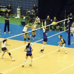 GBR 1 v 3 ROU (21-25, 23-25, 25-20, 20:25), CEV Women's Europena League 2009 (ELW-37), Meadowbank Sport Centre, Edinburgh, Sat 13th June 2009