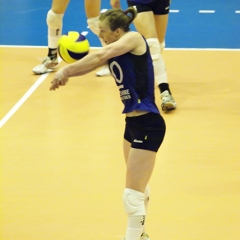 GBR 1 v 3 ROU (21-25, 23-25, 25-20, 20:25), CEV Women's Europena League 2009 (ELW-37), Meadowbank Sport Centre, Edinburgh, Sat 13th June 2009