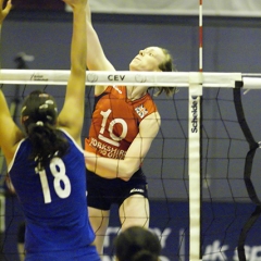 GBR 0 v 3 ROU (17-25, 13-25, 21-25), CEV Women's European League 2009 (ELW-38), Meadowbank Sport Centre, Edinburgh, Sun 14th June 2009