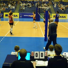 GBR 0 v 3 ROU (17-25, 13-25, 21-25), CEV Women's European League 2009 (ELW-38), Meadowbank Sport Centre, Edinburgh, Sun 14th June 2009