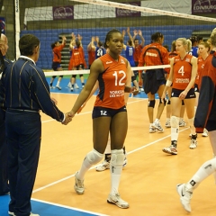 GBR 0 v 3 ROU (17-25, 13-25, 21-25), CEV Women's European League 2009 (ELW-38), Meadowbank Sport Centre, Edinburgh, Sun 14th June 2009