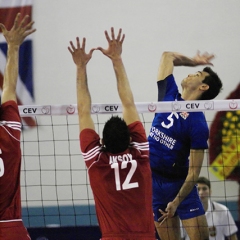 TUR 3 v 0 GBR (25-14, 25-16, 25-20), CEV Men's European League 2009, Pool A (ELM-09), Mahmut Demir Spor Salonu, Suluova, Amasya, Turkey, Sat 20th June 2009