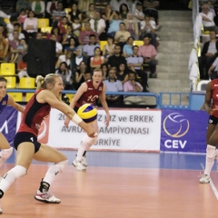 TUR 3 v 1 GBR (25-22, 23-25, 25-20, 25-22), CEV Women's European League 2009, Pool B (ELW-41), Mahmut Demir Spor Salonu, Suluova, Amasya, Turkey, Sat 20th June 2009