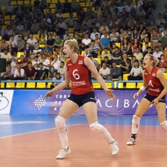 TUR 3 v 1 GBR (25-22, 23-25, 25-20, 25-22), CEV Women's European League 2009, Pool B (ELW-41), Mahmut Demir Spor Salonu, Suluova, Amasya, Turkey, Sat 20th June 2009