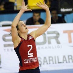 TUR 3 v 1 GBR (25-22, 23-25, 25-20, 25-22), CEV Women's European League 2009, Pool B (ELW-41), Mahmut Demir Spor Salonu, Suluova, Amasya, Turkey, Sat 20th June 2009