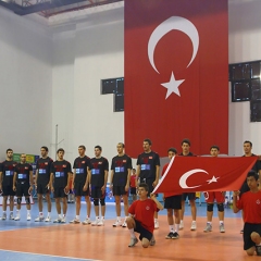 TUR 3 v 1 GBR (31-29, 25-27, 25-22, 25-19), CEV Men's European League 2009, Pool A (ELM-10), Mahmut Demir Spor Salonu, Suluova, Amasya, Turkey, Sun 21st June 2009