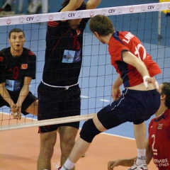 TUR 3 v 1 GBR (31-29, 25-27, 25-22, 25-19), CEV Men's European League 2009, Pool A (ELM-10), Mahmut Demir Spor Salonu, Suluova, Amasya, Turkey, Sun 21st June 2009