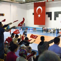 TUR 3 v 1 GBR (31-29, 25-27, 25-22, 25-19), CEV Men's European League 2009, Pool A (ELM-10), Mahmut Demir Spor Salonu, Suluova, Amasya, Turkey, Sun 21st June 2009