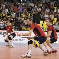 TUR 3 v 1 GBR (31-29, 25-27, 25-22, 25-19), CEV Men's European League 2009, Pool A (ELM-10), Mahmut Demir Spor Salonu, Suluova, Amasya, Turkey, Sun 21st June 2009