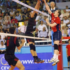 TUR 3 v 1 GBR (31-29, 25-27, 25-22, 25-19), CEV Men's European League 2009, Pool A (ELM-10), Mahmut Demir Spor Salonu, Suluova, Amasya, Turkey, Sun 21st June 2009