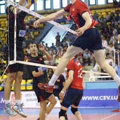 TUR 3 v 1 GBR (31-29, 25-27, 25-22, 25-19), CEV Men's European League 2009, Pool A (ELM-10), Mahmut Demir Spor Salonu, Suluova, Amasya, Turkey, Sun 21st June 2009