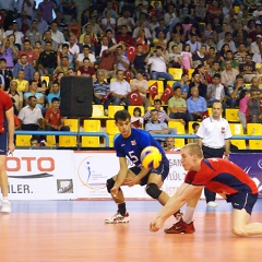 TUR 3 v 1 GBR (31-29, 25-27, 25-22, 25-19), CEV Men's European League 2009, Pool A (ELM-10), Mahmut Demir Spor Salonu, Suluova, Amasya, Turkey, Sun 21st June 2009