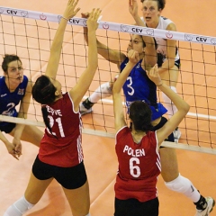 TUR 3 v 0 GBR (25-11, 25-12, 25-14), CEV Women's European League 2009, Pool B (ELW-42), Mahmut Demir Spor Salonu, Suluova, Amasya, Turkey, Sun 21st June 2009