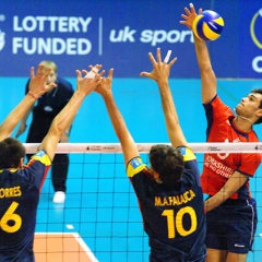 GBR 0 v 3 ESP (18-25, 16-25, 15-25), CEV Men's European League 2009, Pool A (ELM-22), Ponds Forge International Sports Centre, Sheffield, Sun 12th July 2009