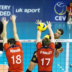 GBR 0 v 3 ESP (18-25, 16-25, 15-25), CEV Men's European League 2009, Pool A (ELM-22), Ponds Forge International Sports Centre, Sheffield, Sun 12th July 2009