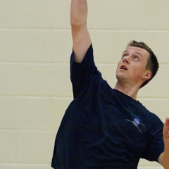 Scottish Volleyball, Senior Men's National Team training (Simon Loftus' first session as coach), Sun 8th Nov 2009, Airdrie Academy