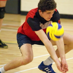 Scottish Volleyball, Senior Men's National Team training (Simon Loftus' first session as coach), Sun 8th Nov 2009, Airdrie Academy