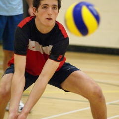 Scottish Volleyball, Senior Men's National Team training (Simon Loftus' first session as coach), Sun 8th Nov 2009, Airdrie Academy