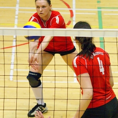 Scottish Volleyball Association Women's National Cup Semi-Final, Su Ragazzi 3 v 0 North Grampian (25-15, 25-12, 25-23), Kelvin Hall ISA, Glasgow, Sun 7th Mar 2010