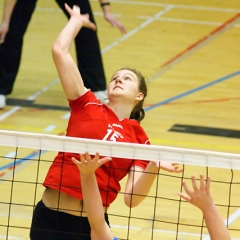 Scottish Volleyball Association Women's National Cup Semi-Final, Su Ragazzi 3 v 0 North Grampian (25-15, 25-12, 25-23), Kelvin Hall ISA, Glasgow, Sun 7th Mar 2010