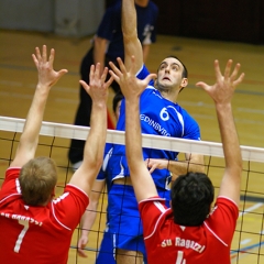 Scottish Volleyball Association Men's National Cup Semi-Final, City of Edinburgh 0 v 3 City of Glasgow Ragazzi (20-25, 18-25, 23-25), Kelvin Hall ISA, Glasgow, Sun 7th Mar 2010