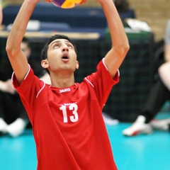 Scottish Volleyball Association Men's Plate Final, Sat 24th April 2010, Wishaw Sports Centre.
Grassmarket Jets 2 v 3 Su Ragazzi II (25-22, 25-21, 10-25, 22-25, 7-15)