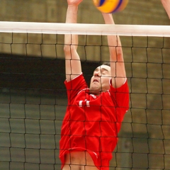 Scottish Volleyball Association Men's Plate Final, Sat 24th April 2010, Wishaw Sports Centre.
Grassmarket Jets 2 v 3 Su Ragazzi II (25-22, 25-21, 10-25, 22-25, 7-15)