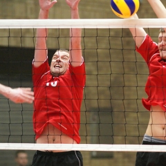 Scottish Volleyball Association Men's Plate Final, Sat 24th April 2010, Wishaw Sports Centre.
Grassmarket Jets 2 v 3 Su Ragazzi II (25-22, 25-21, 10-25, 22-25, 7-15)