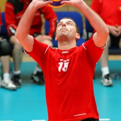 Scottish Volleyball Association Men's Plate Final, Sat 24th April 2010, Wishaw Sports Centre.
Grassmarket Jets 2 v 3 Su Ragazzi II (25-22, 25-21, 10-25, 22-25, 7-15)