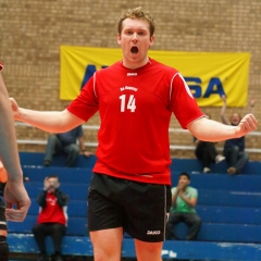 Scottish Volleyball Association Men's Plate Final, Sat 24th April 2010, Wishaw Sports Centre.
Grassmarket Jets 2 v 3 Su Ragazzi II (25-22, 25-21, 10-25, 22-25, 7-15)