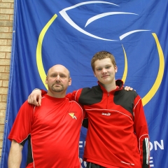 Scottish Volleyball Association Men's Plate Final, Sat 24th April 2010, Wishaw Sports Centre.
Grassmarket Jets 2 v 3 Su Ragazzi II (25-22, 25-21, 10-25, 22-25, 7-15)