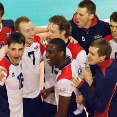 2011 Men's CEV European Volleyball Championships, Round 1, 2nd Leg, GBR 3 v 0 AZE (25-18, 25-12, 25-18), English Institute of Sport Sheffield, Sat 15th May 2010