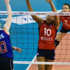 CEV Women's 2011 European Volleyball Championships, Round 2, Pool C, 2nd Leg, Slovakia 3 v 2 Great Britain (27-25, 26-28, 17-25, 28-26, 15-9), Ponds Forge, Sheffield, Friday 28th May 2010.