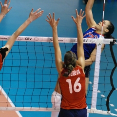 CEV Women's 2011 European Volleyball Championships, Round 2, Pool C, 2nd Leg, Slovakia 3 v 2 Great Britain (27-25, 26-28, 17-25, 28-26, 15-9), Ponds Forge, Sheffield, Friday 28th May 2010.