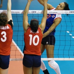 CEV Women's 2011 European Volleyball Championships, Round 2, Pool C, 2nd Leg, Slovakia 3 v 2 Great Britain (27-25, 26-28, 17-25, 28-26, 15-9), Ponds Forge, Sheffield, Friday 28th May 2010.