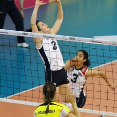 CEV Women's 2011 European Volleyball Championships, Round 2, Pool C, 2nd Leg, Great Britain 0 v 3 Ukraine (10-25, 18-25, 15-25), Ponds Forge, Sheffield, Sunday 29th May 2010.